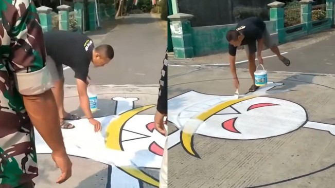 Mural One Piece di Sragen (instagram)